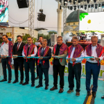 NTO'NUN MOBİL TANITIM ARACI'NDAN FESTİVALDE PİDE İKRAMI