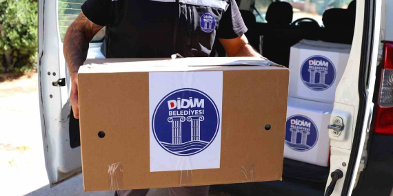 Didim Belediyesi sosyal destek çalışmalarını sürdürüyor..