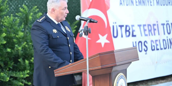 Aydın’da 48 Emniyet personeli bir üst Rütbeye terfi etti..