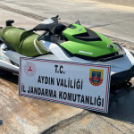 DİDİM'DE JET SKİ İLE DÜZENSİZ GÖÇMEN TAŞIRKEN YAKALANDI