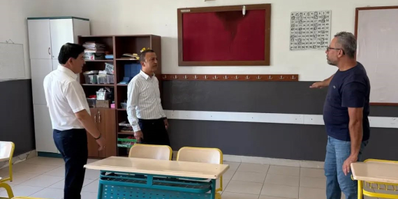 Yenipazar’da okullar yeni eğitim yılına hazırlanıyor..