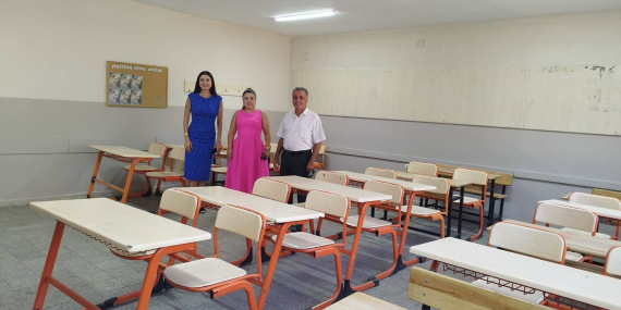 Sultanhisar’da eğitim kurumlarında yeni dönem hazırlığı..