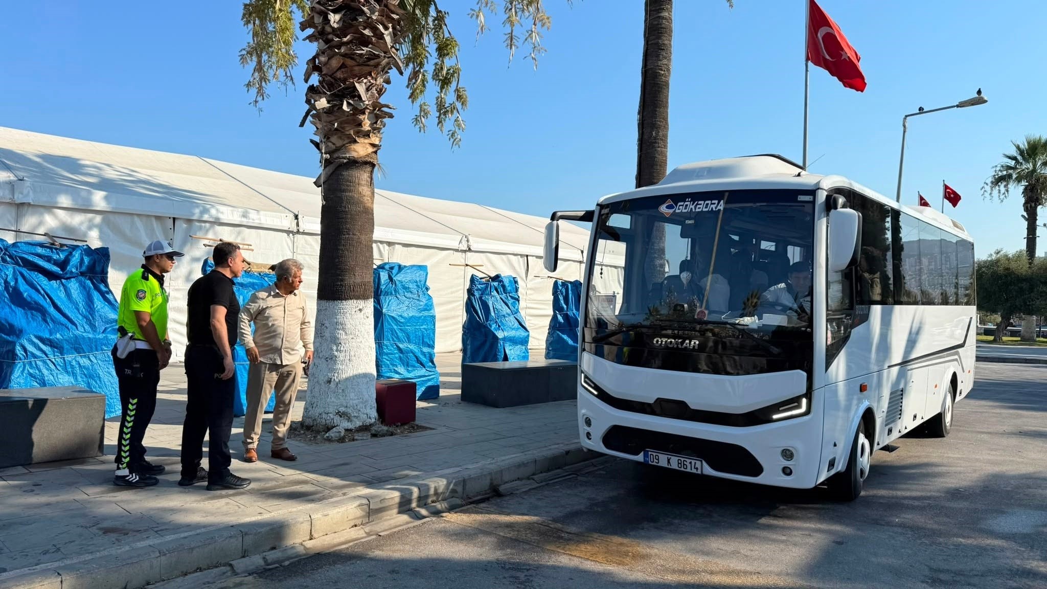 KUŞADASI'NDA CEP UYGULAMA NOKTASI YERİNDE İNCELENDİ