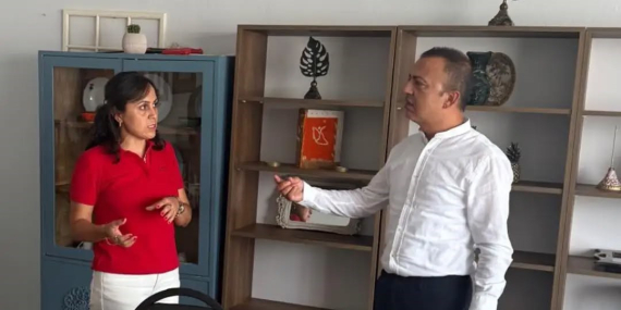 Yenipazar Halk Eğitim Merkezi’ndeki çalışmalar yerinde incelendi..