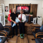 BAŞKAN ARIKAN, İLÇE MİLLİ EĞİTİM MÜDÜRÜ UĞURLU İLE GÖRÜŞTÜ