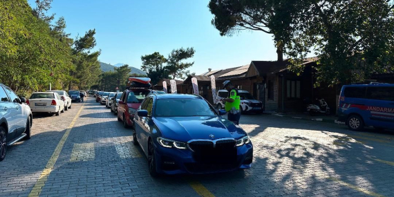 Güzelçamlı’da jandarmadan sürücülere alkol denetimi..