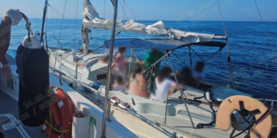 Didim açıklarında 16 düzensiz göçmen yakalandı: 1 şüpheli tutuklandı