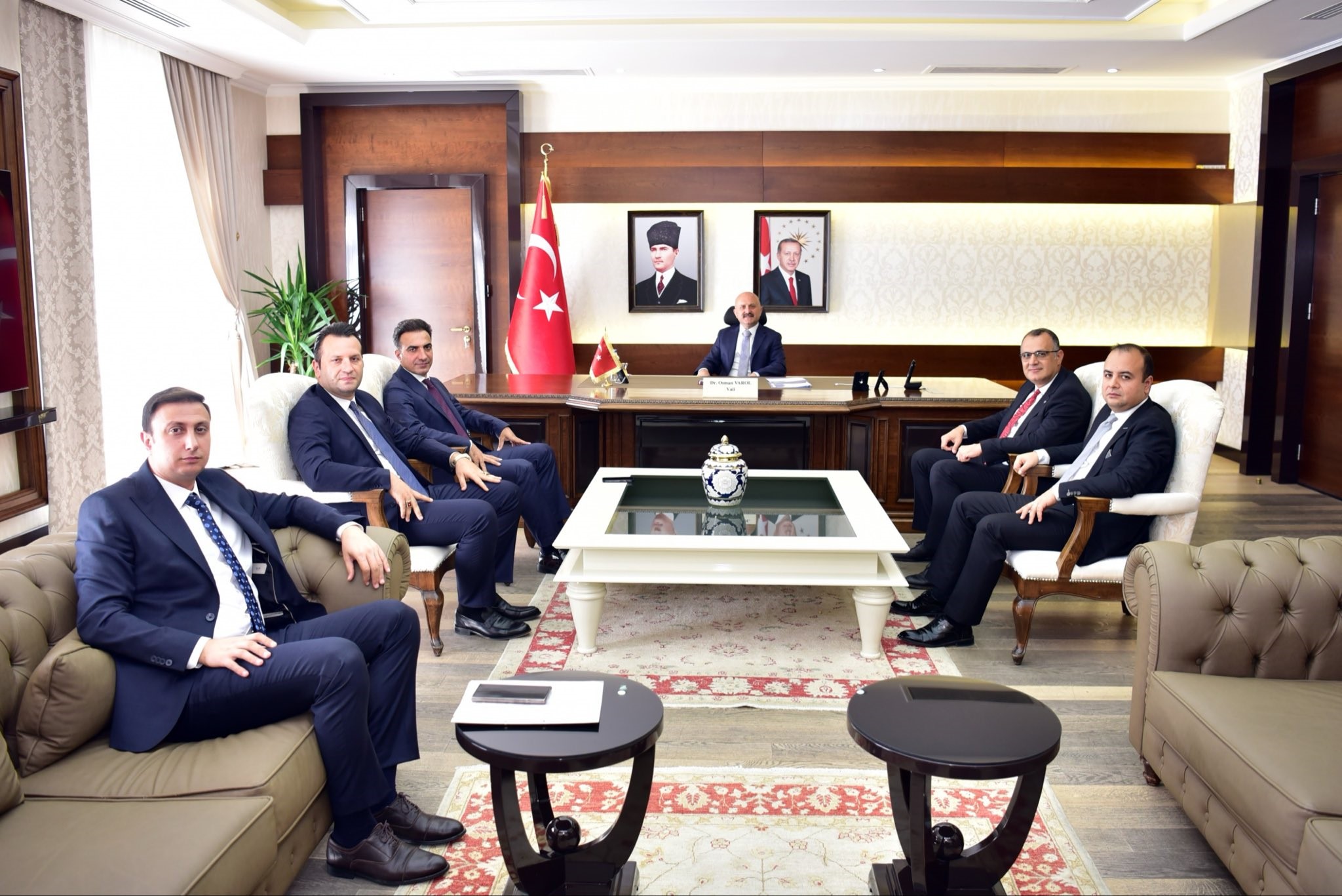 AYDIN VALİSİ VAROL, ADLİ TEŞKİLAT YÖNETİCİLERİNİ KABUL ETTİ