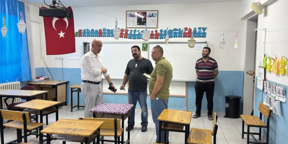 Bozdoğan’da okullar yeni eğitim öğretim yılına hazırlanıyor..
