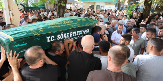Söke’de 11 yaşındaki futbolcu gözyaşları ile uğurlandı..