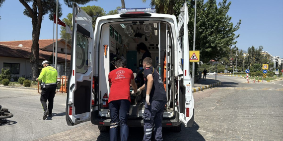 Aydın’da motosiklet ile otomobil çarpıştı: 1 kişi yaralandı..