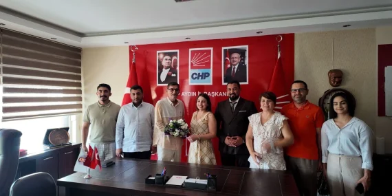 CHP Gençlik Kolları Genel Başkanı Berfin Karan Aydın’da..