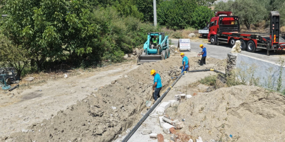 Koçarlı’da 1.250 metrelik içme suyu hattı yenileniyor..