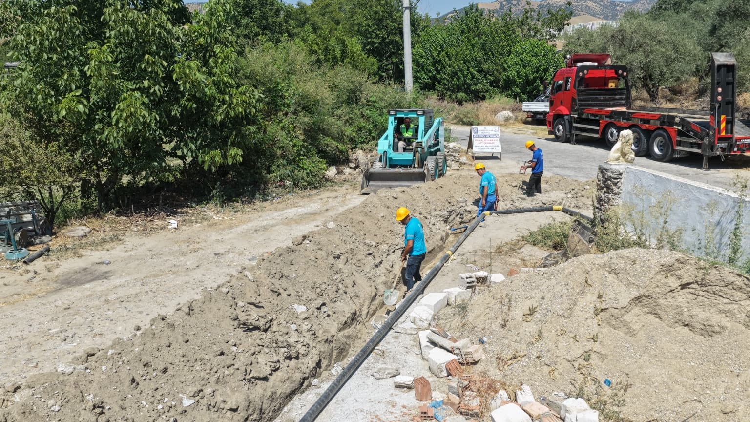 KOÇARLI’DA 4,2 MİLYON LİRALIK İÇME SUYU YATIRIMI