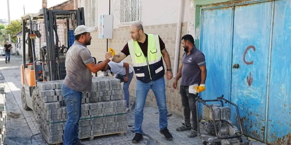 Başkan Zencirci, Germencik’te yol çalışmalarını inceledi..