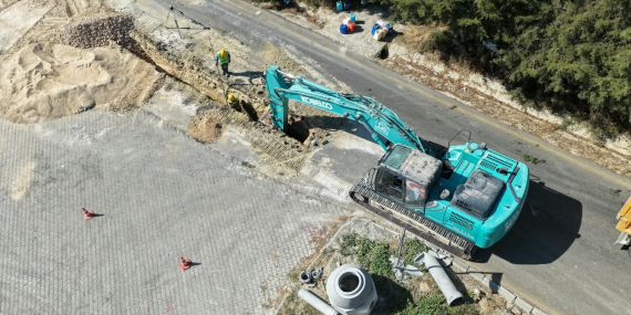 Aydın Büyükşehir Belediyesi’nden Kuşadası’nda altyapı yatırımı..