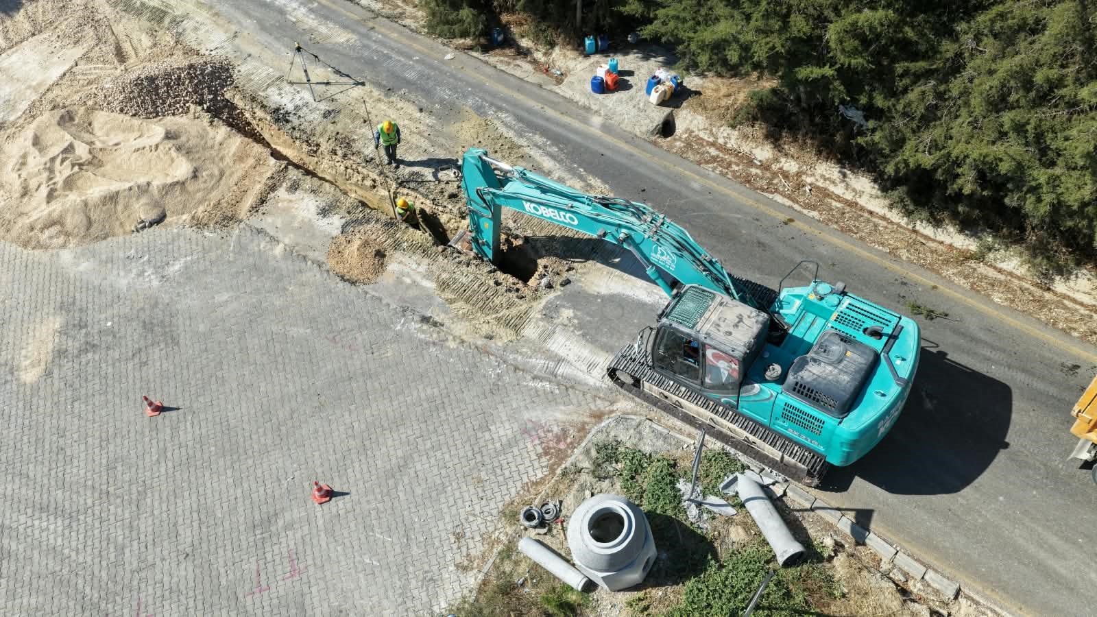 AYDIN BÜYÜKŞEHİR BELEDİYESİ'NDEN KUŞADASI'NDA ALTYAPI YATIRIMI