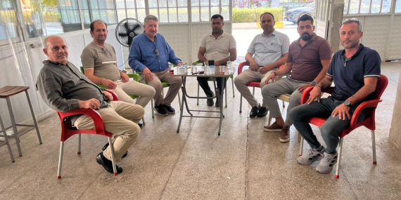 Başkan Arslan, incir tüccarları ile görüştü..