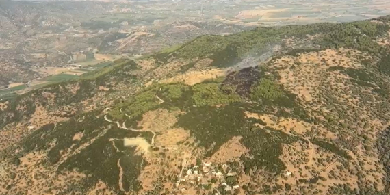 Çine’deki orman yangını kontrol altına alındı..