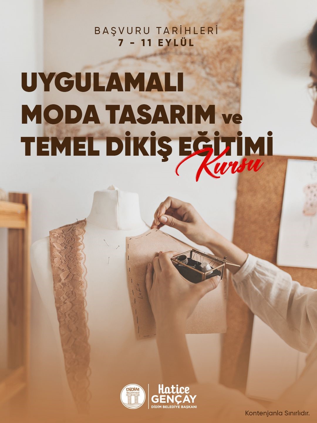 DİDİM BELEDİYESİ'NDEN KADINLARIN ÜRETİMİNE DESTEK