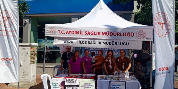 Nazilli’de Halk Sağlığı Haftası’nda sağlıklı gelecek için farkındalık çalışması..