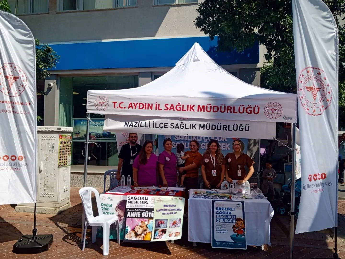 NAZİLLİ'DE HALK SAĞLIĞI HAFTASI'NDA SAĞLIKLI GELECEK İÇİN FARKINDALIK ÇALIŞMASI