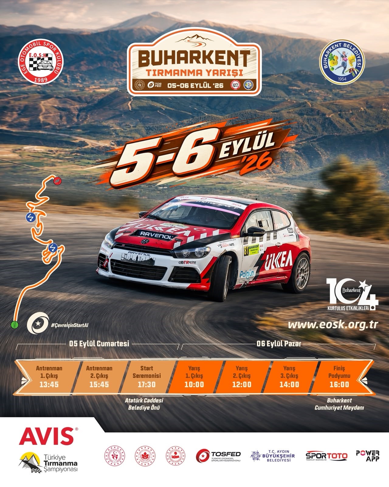 BUHARKENT TIRMANMA YARIŞI 6. KEZ START ALACAK