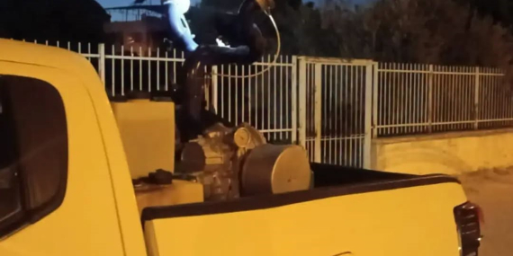 Germencik’te haşereyle mücadele sürüyor..