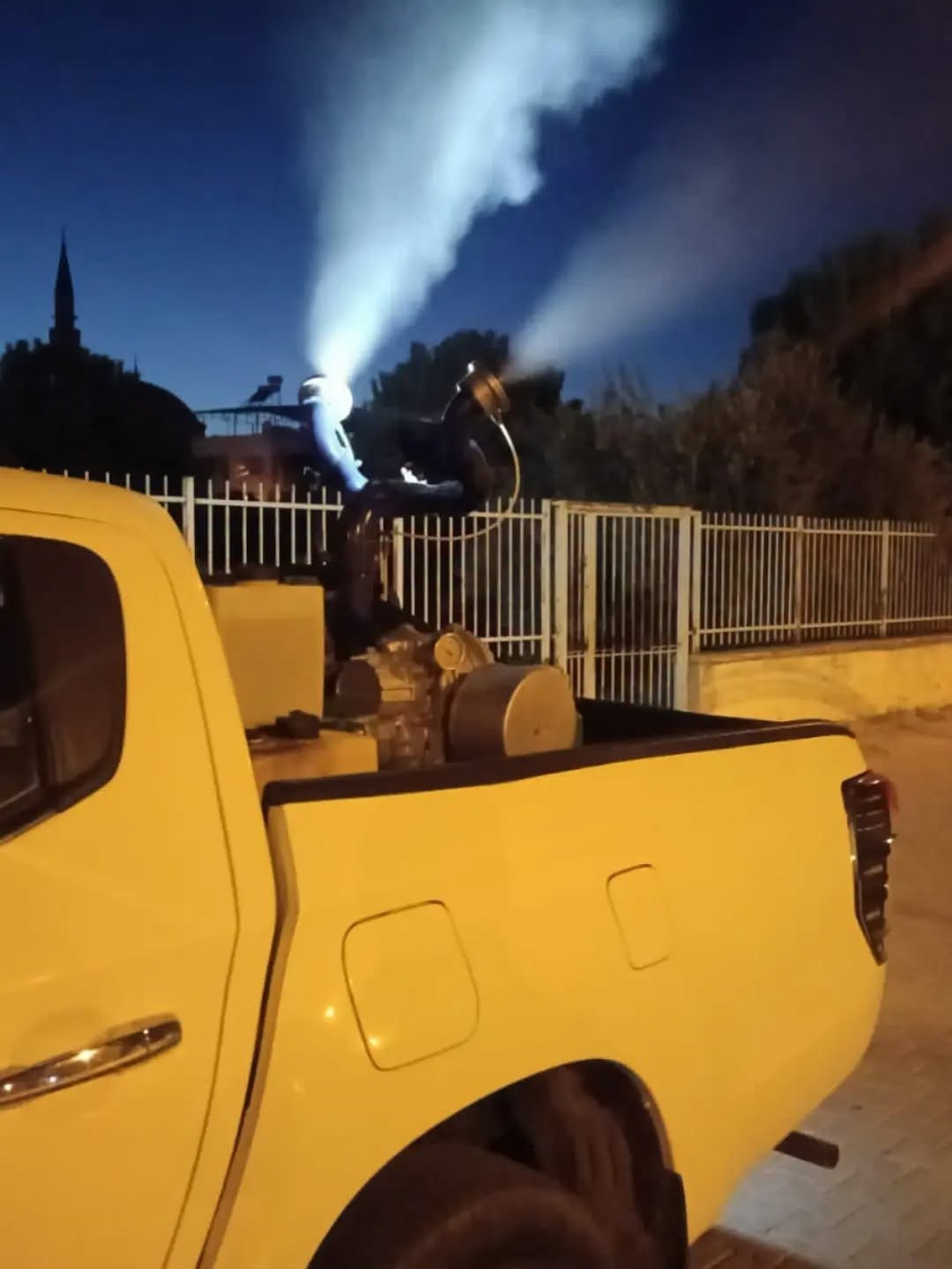 GERMENCİK'TE HAŞEREYLE MÜCADELE SÜRÜYOR