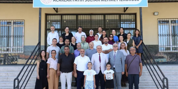 Acarlar’da yapımı tamamlanan ilkokul, eğitim için gün sayıyor..