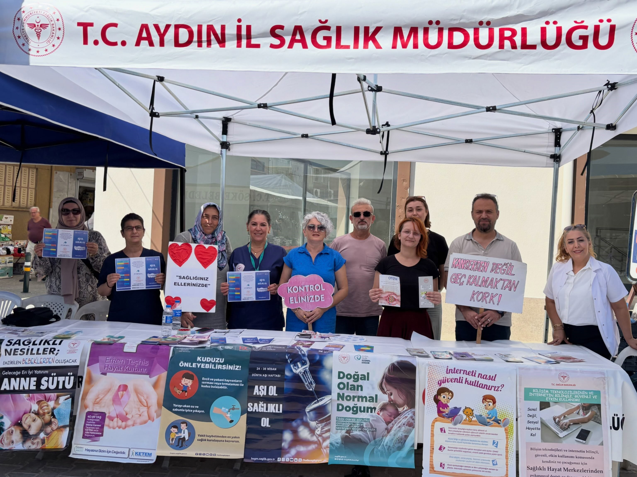 SÖKE'DE VATANDAŞLAR 'SAĞLIKLI YAŞAM' KONUSUNDA BİLGİLENDİRİLDİ