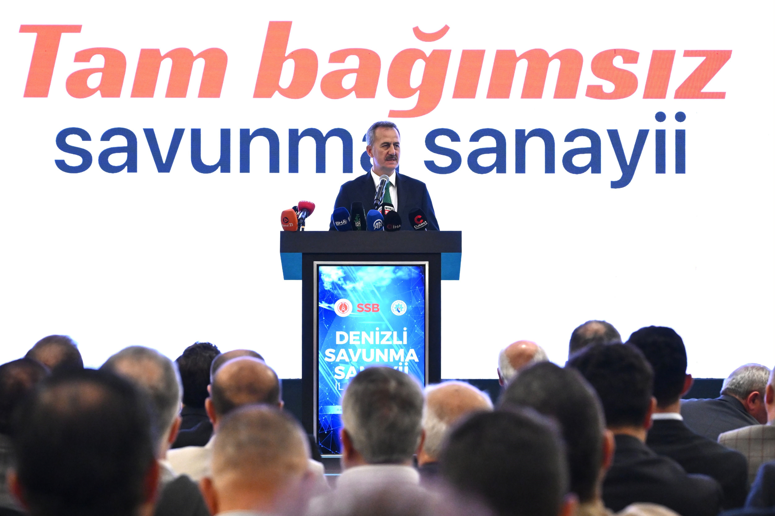 SAVUNMA SANAYİNDEKİ YERLİLİK ORANI YÜZDE 83'E ULAŞTI SAVUNMA SANAYİİ BAŞKANI PROF. DR. HALUK GÖRGÜN: "DENİZLİ'Yİ SAVUNMA SANAYİİMİZİN GÜÇLÜ MERKEZLERİNDEN BİRİ HÂLİNE GETİRELİM"