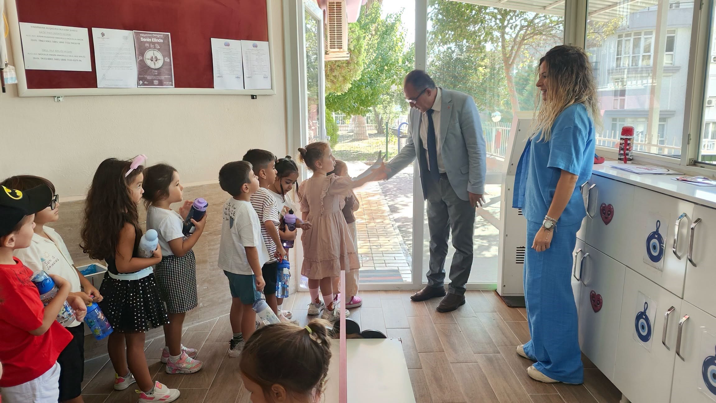 KUŞADASI İLÇE MİLLİ EĞİTİM MÜDÜRÜ YAPICI ANAOKULUNDA EĞİTİM ÇALIŞMALARINI İNCELEDİ