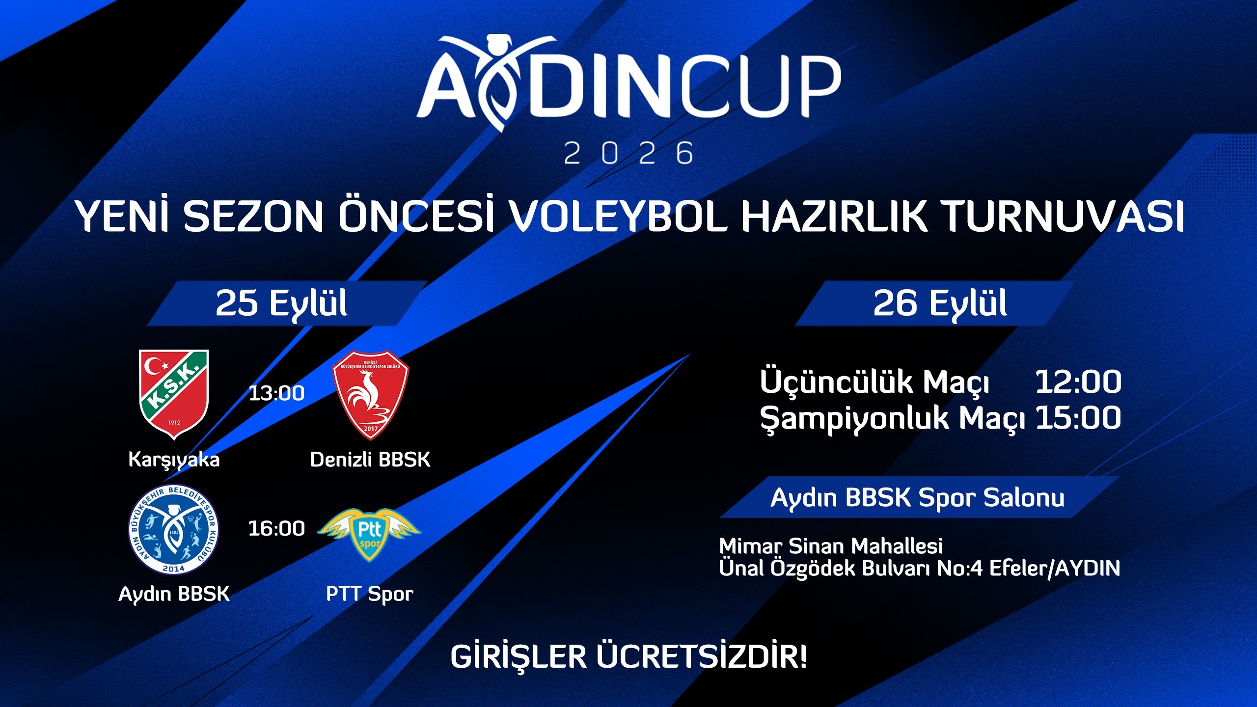 AYDIN CUP 2026 İÇİN GERİ SAYIM BAŞLADI