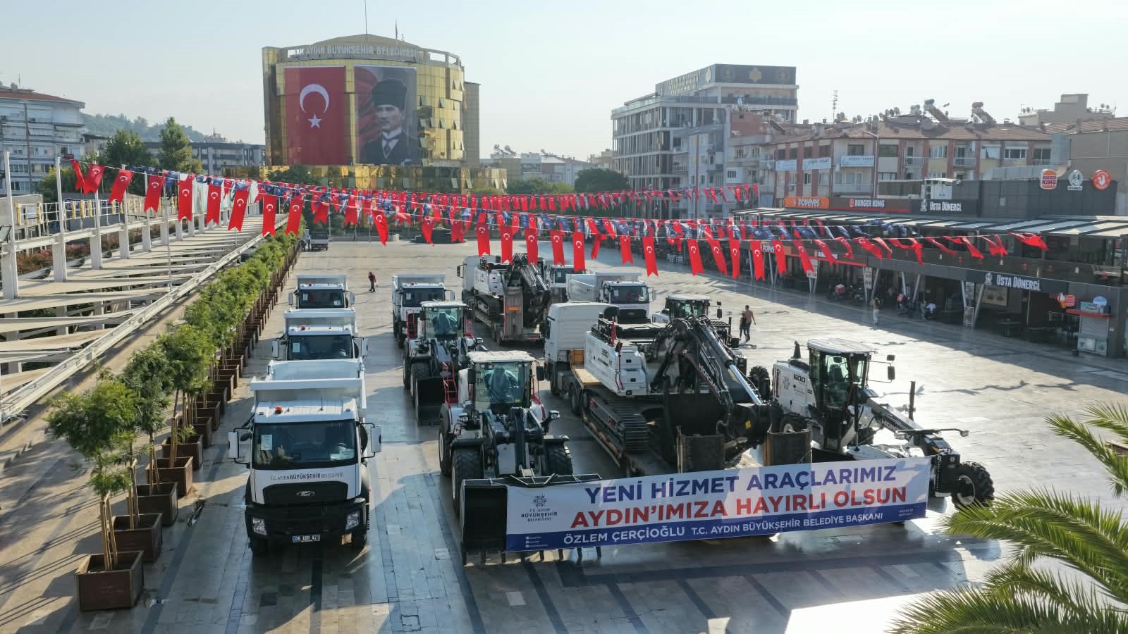 AYDIN BÜYÜKŞEHİR BELEDİYESİ FİLOSUNA 150 MİLYON TL'LİK TAKVİYE